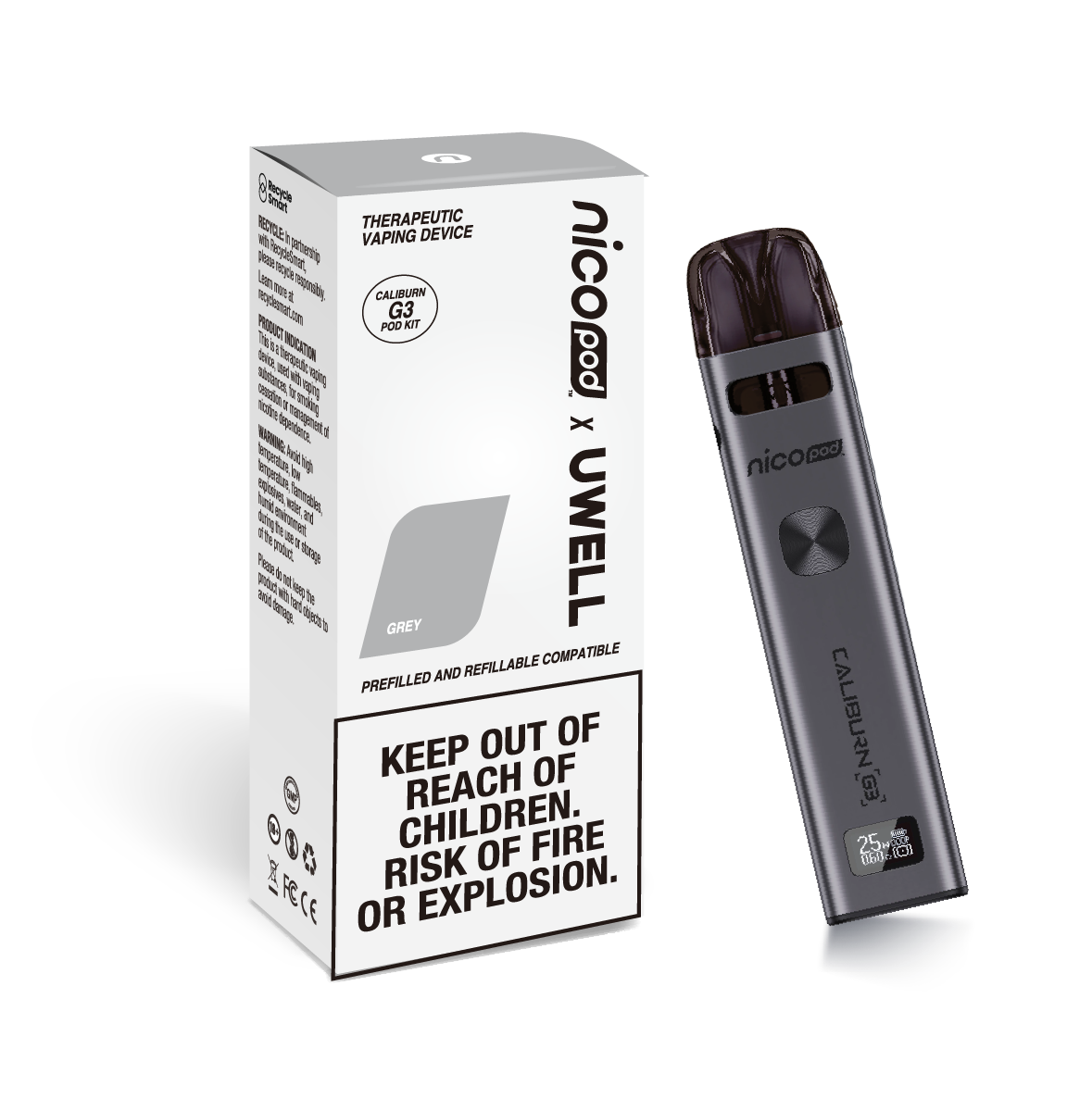 NICOPOD x UWELL CALIBURN G3 (GPP) POD KIT  Vapelabs